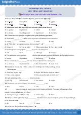 Đề thi học kì 2 Tiếng Anh 7 Right on! - Đề số 4